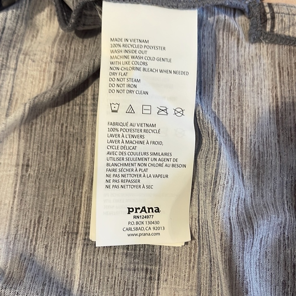 NWOT Prana Women’s Tank sz S - Picture 5 of 5